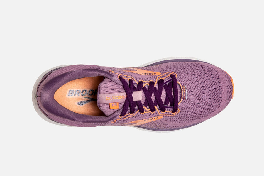 Brooks Glycerin 18 Road Loopschoenen Dames - Paars - 915430NGY